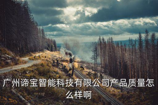 廣州諦寶智能科技有限公司產品質量怎么樣啊
