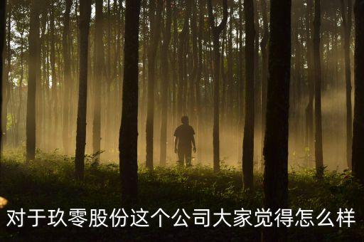 對于玖零股份這個公司大家覺得怎么樣