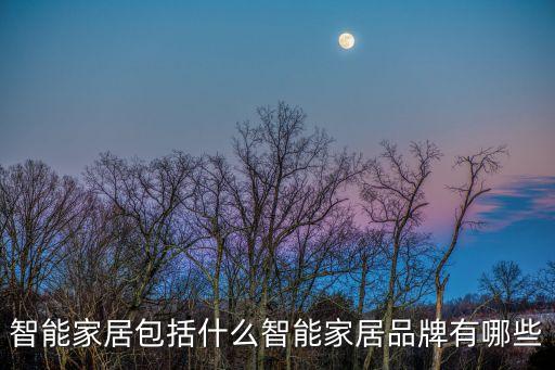 滁州科技智能家居有哪些，智能家居包括什么智能家居品牌有哪些
