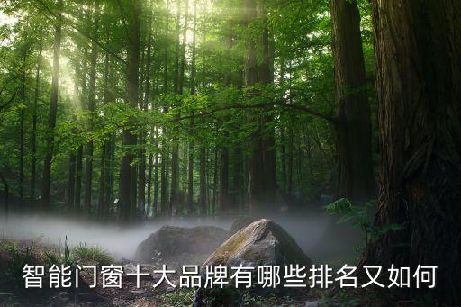 科技智能門窗品牌有哪些，智能門窗的品牌項目具體有