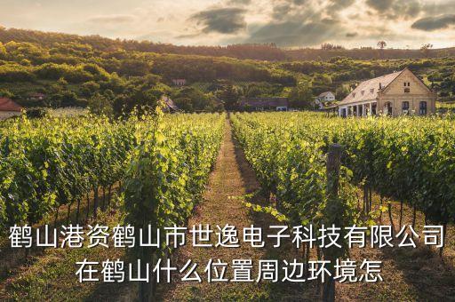 鶴山港資鶴山市世逸電子科技有限公司 在鶴山什么位置周邊環(huán)境怎