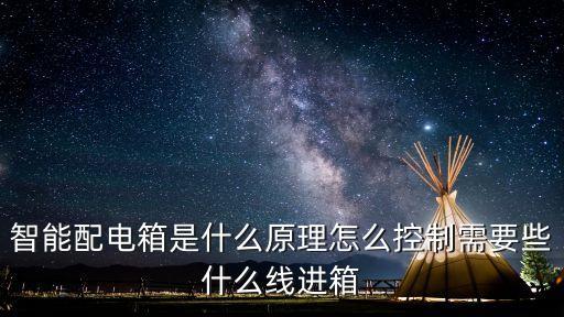 智能配電箱是什么原理怎么控制需要些什么線進(jìn)箱