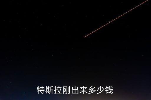 特斯拉剛出來多少錢