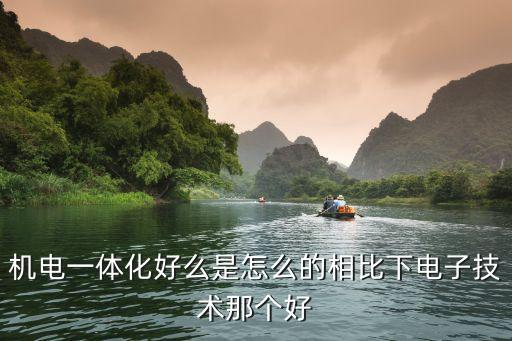 機電一體化好么是怎么的相比下電子技術那個好