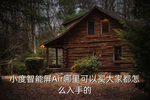 小度智能屏Air哪里可以買大家都怎么入手的