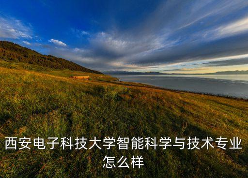 西安電子科技大學(xué)智能科學(xué)與技術(shù)專業(yè)怎么樣