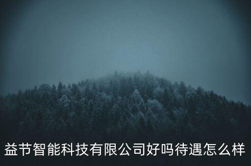 益節(jié)智能科技有限公司好嗎待遇怎么樣