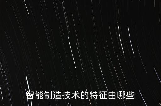 智能制造技術(shù)的特征由哪些