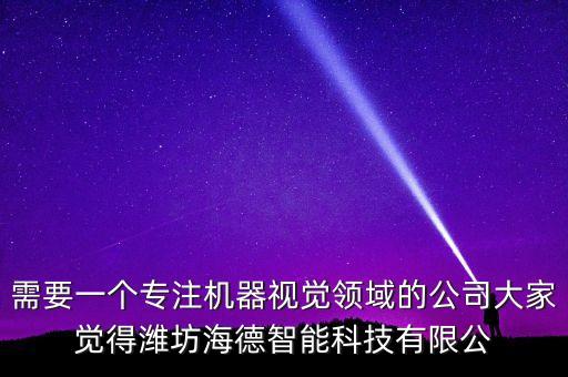 需要一個(gè)專注機(jī)器視覺領(lǐng)域的公司大家覺得濰坊海德智能科技有限公