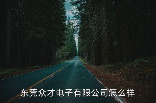 東莞眾才電子有限公司怎么樣