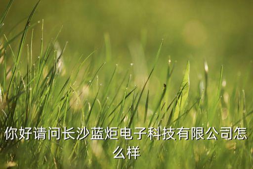 藍(lán)炬智能科技怎么樣，誰知道長沙藍(lán)炬電子科技有限公司怎么樣