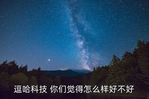 逗哈科技 你們覺得怎么樣好不好
