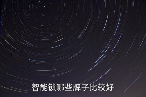 智能鎖哪些牌子比較好