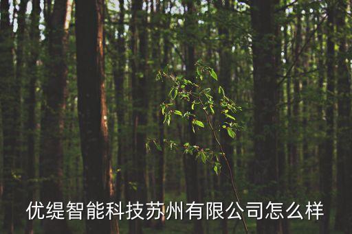 優(yōu)緹智能科技蘇州有限公司怎么樣