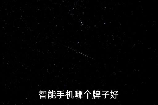 智能手機(jī)哪個牌子好