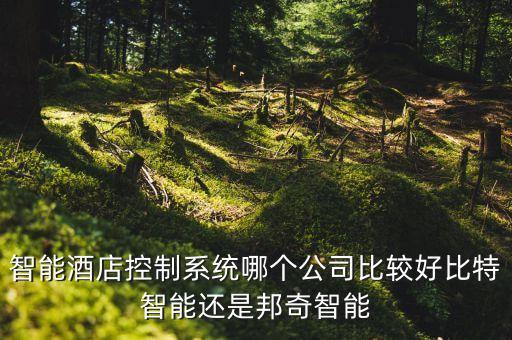 智能酒店控制系統(tǒng)哪個(gè)公司比較好比特智能還是邦奇智能