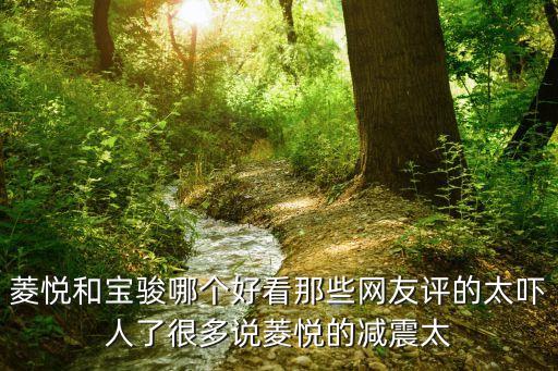 菱悅和寶駿哪個好看那些網(wǎng)友評的太嚇人了很多說菱悅的減震太