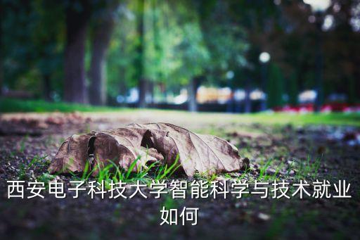 七申智能科技怎么樣，西安電子科技大學智能科學與技術就業(yè)如何