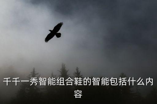 千千一秀智能組合鞋的智能包括什么內(nèi)容