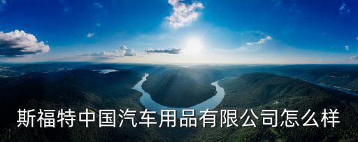 斯福特中國(guó)汽車用品有限公司怎么樣