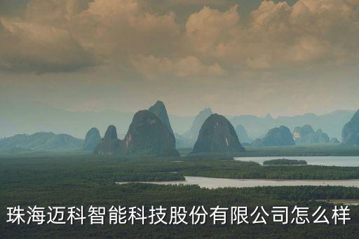 珠海邁科智能科技股份有限公司怎么樣