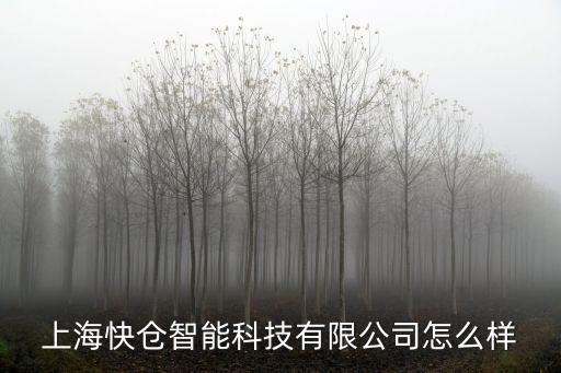 上海快倉(cāng)智能科技有限公司怎么樣
