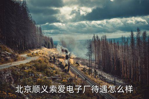 索愛智能科技待遇怎么樣，北京順義索愛電子廠待遇怎么樣