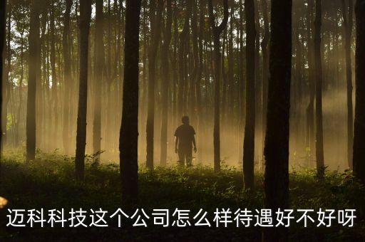 邁科科技這個公司怎么樣待遇好不好呀