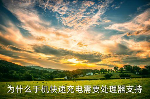 為什么手機快速充電需要處理器支持