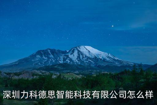 深圳力科德思智能科技有限公司怎么樣