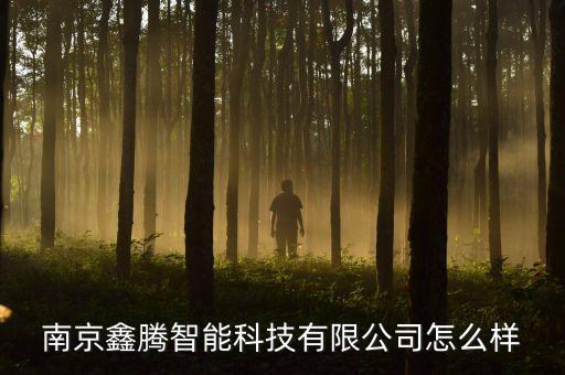 南京鑫騰智能科技有限公司怎么樣