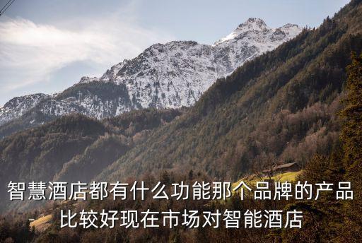 智慧酒店都有什么功能那個(gè)品牌的產(chǎn)品比較好現(xiàn)在市場(chǎng)對(duì)智能酒店