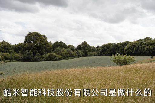 酷米智能科技股份有限公司是做什么的