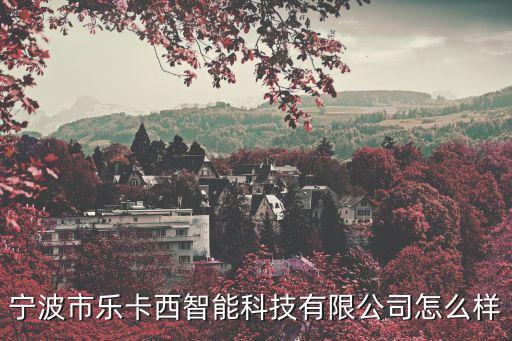 樂可思智能科技怎么樣，寧波市樂卡西智能科技有限公司怎么樣