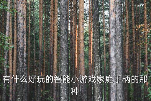 有什么好玩的智能小游戲家庭手柄的那種