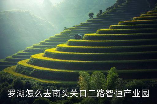 羅湖怎么去南頭關(guān)口二路智恒產(chǎn)業(yè)園