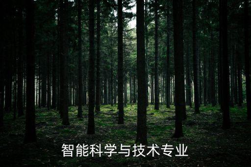 智能科學與技術專業(yè)
