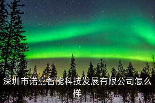 深圳市諾嘉智能科技發(fā)展有限公司怎么樣
