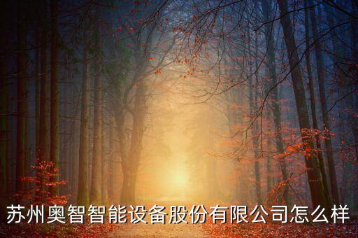 蘇州奧智智能設(shè)備股份有限公司怎么樣