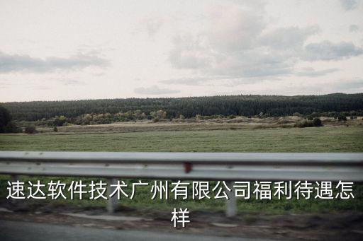 速達(dá)軟件技術(shù)廣州有限公司福利待遇怎樣