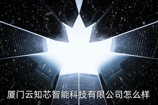 廈門云知芯智能科技有限公司怎么樣