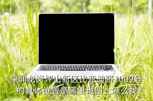 深圳龍崗坪山新區(qū)比亞迪路3009號 的具體位置是哪里地圖上怎么找