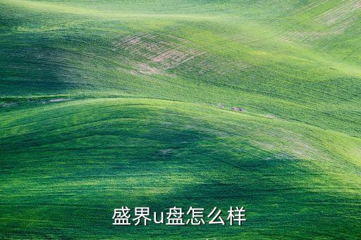 盛界u盤怎么樣