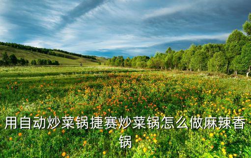 自動炒菜機 麻辣香鍋，麻辣香鍋自做方法