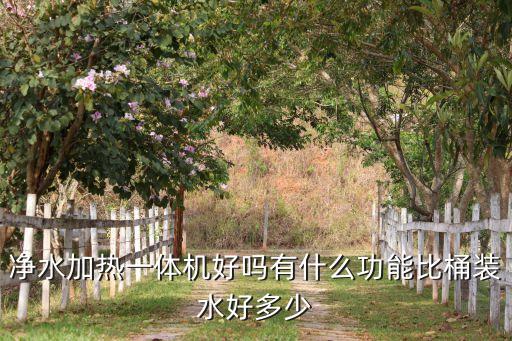 凈水加熱一體機好嗎有什么功能比桶裝水好多少