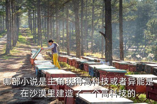 哪部小說是主角獲得高科技或者異能是在沙漠里建造了一個高科技的