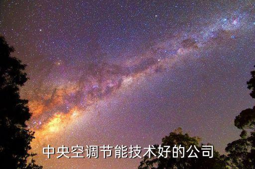 中央空調(diào)節(jié)能技術(shù)好的公司