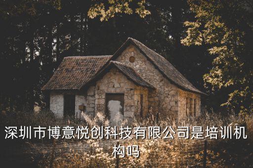 深圳市博意悅創(chuàng)科技有限公司是培訓(xùn)機構(gòu)嗎