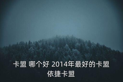 卡盟 哪個好 2014年最好的卡盟依捷卡盟