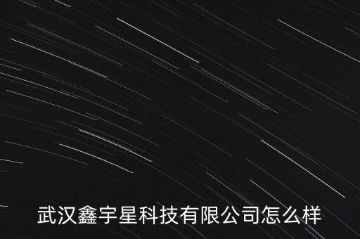 武漢鑫宇星科技有限公司怎么樣
